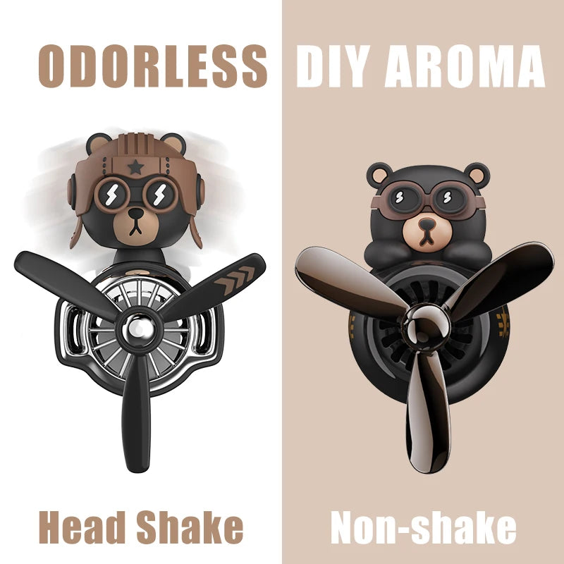Pilot Bear DIY Car Air Freshener Vent Clip