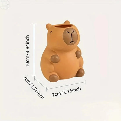 Capybara Pen Holder - Cute Desk Organizer for Stationery
