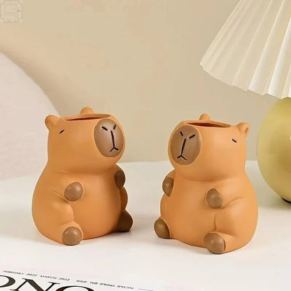 Capybara Pen Holder - Cute Desk Organizer for Stationery