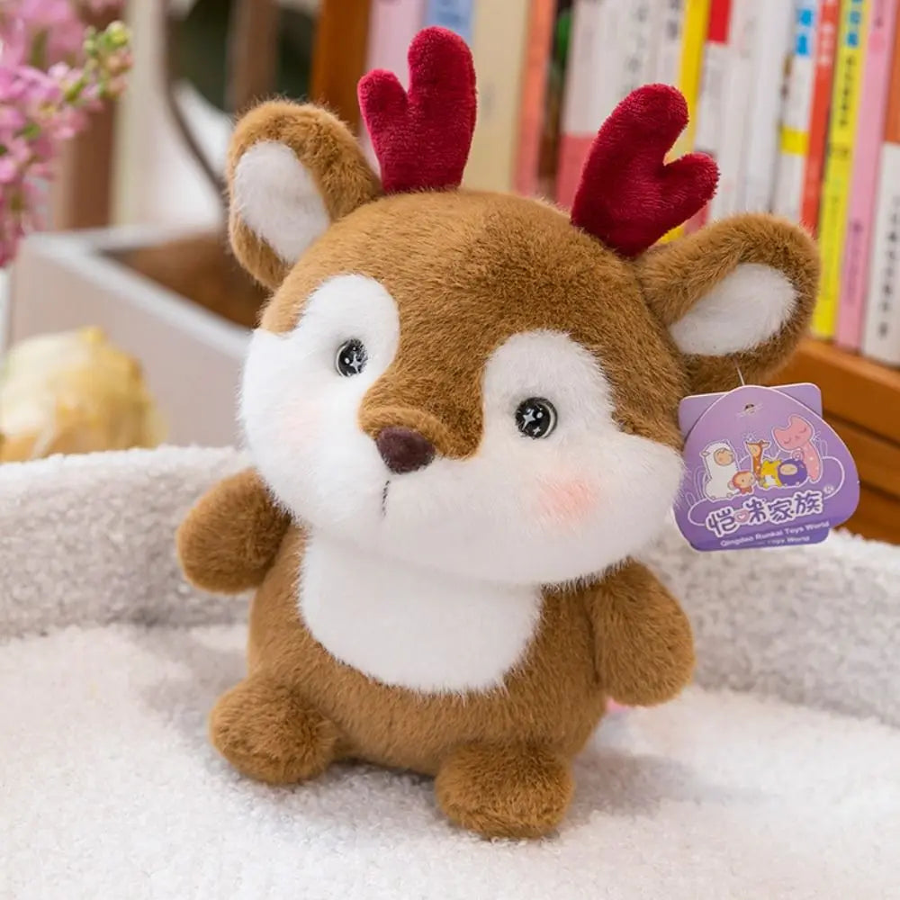 Kawaii Plush Animal Companion Doll - 7 Animal Variants