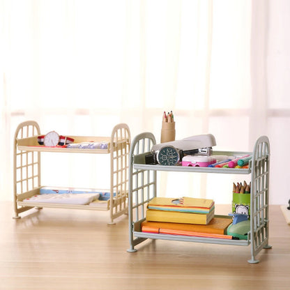 Desktop Storage Shelf Rack - 2-Tier Desk Organizer