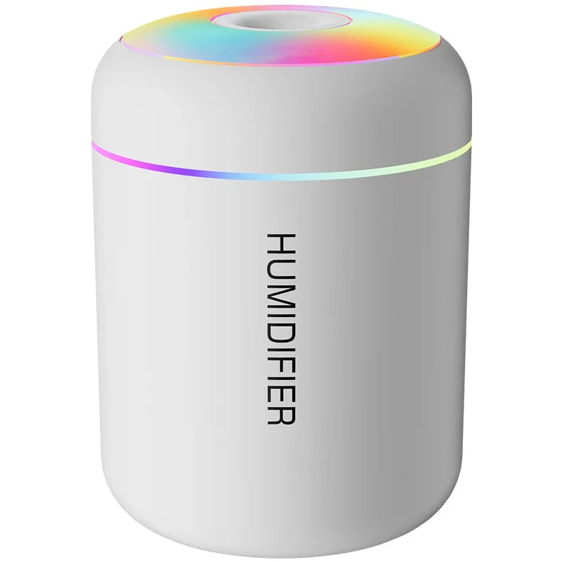 Mini 180ML USB Humidifier & Aroma Diffuser – White