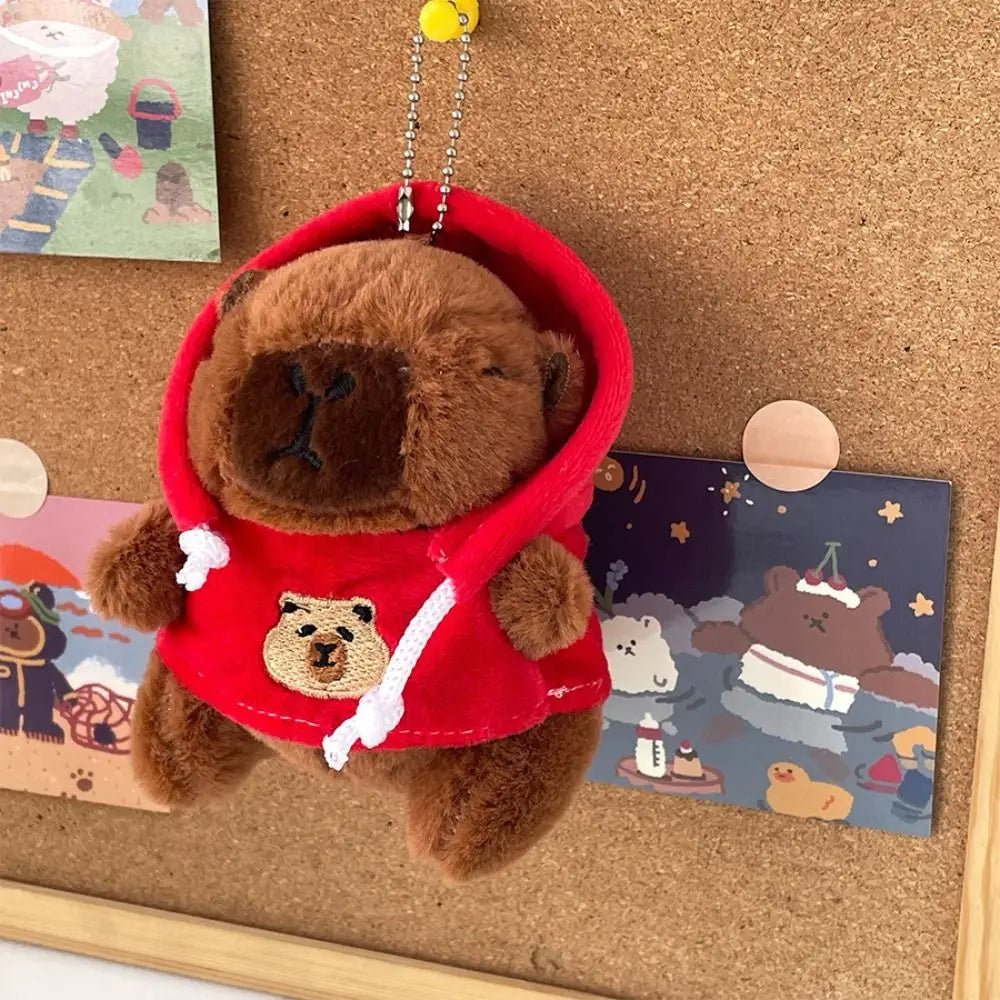 Capybara Plush Hoodie - 41 Outfit Variants Collectible – Red-Hoodie C