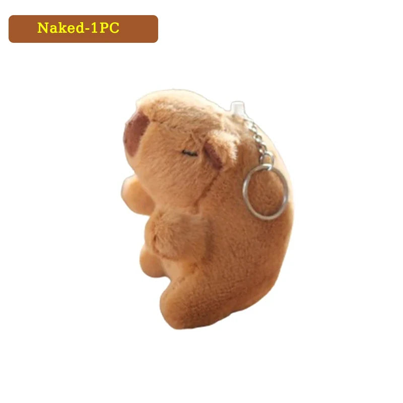 Mini Capybara Pendant Plush Keychain - 16 Variants – Naked 1PC