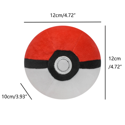 Pokemon Poke Ball Plush Set - Master Ultra Great Classic – Red Ball