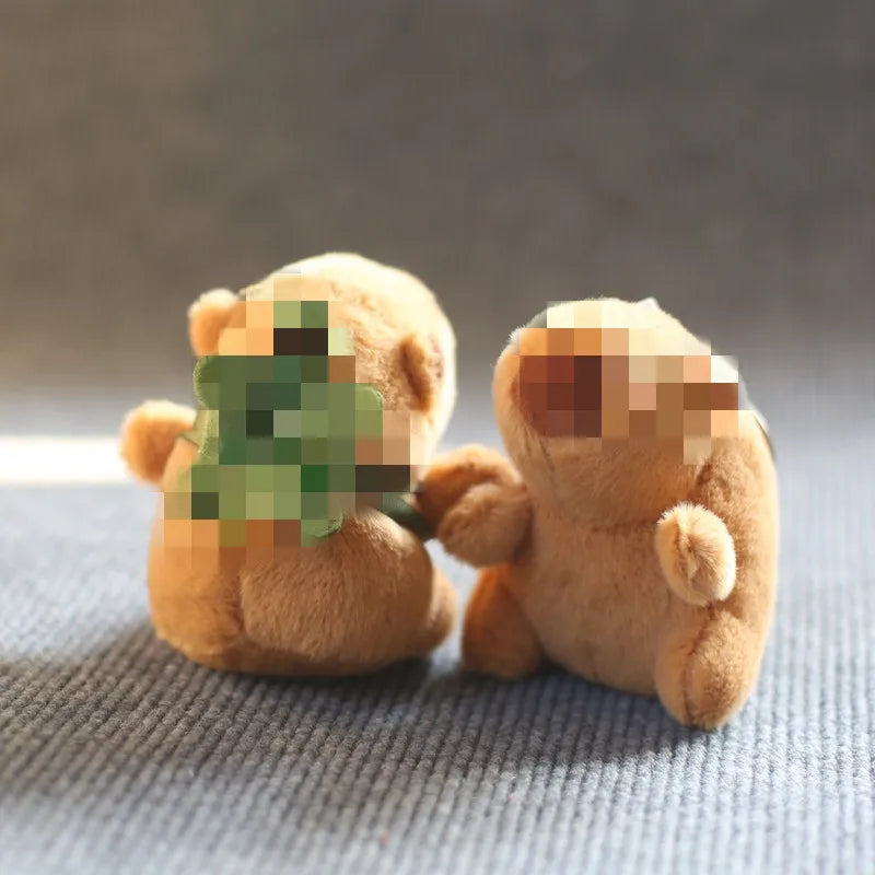 Mini Capybara Pendant Plush Keychain - 16 Variants