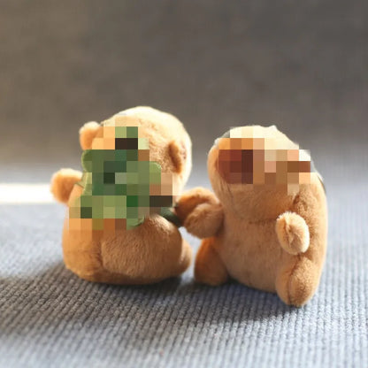 Mini Capybara Pendant Plush Keychain - 16 Variants