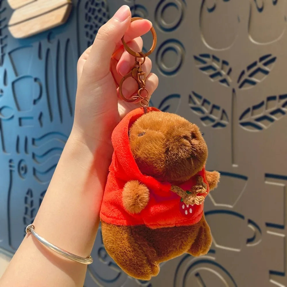 Capybara Plush Hoodie - 41 Outfit Variants Collectible – Red-Hoodie B