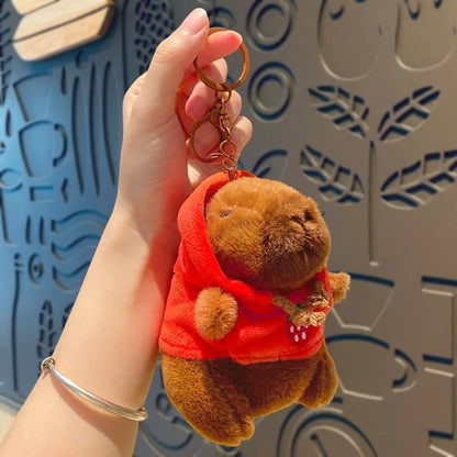 Capybara Plush Hoodie - 41 Outfit Variants Collectible – Red-Hoodie B