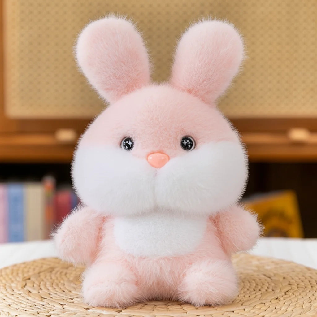 Kawaii Plush Animal Companion Doll - 7 Animal Variants – Pink Rabbit, China Mainland