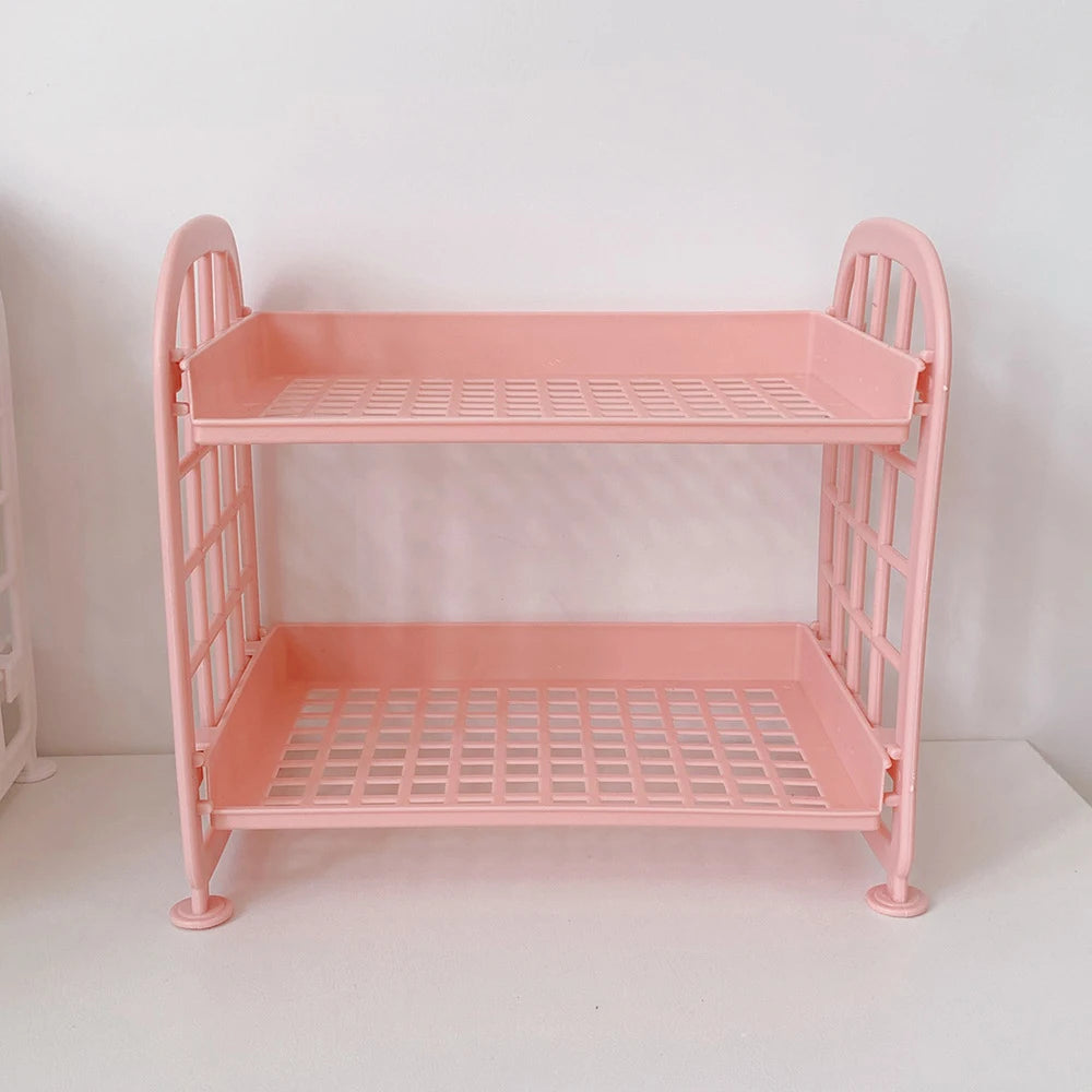 Desktop Storage Shelf Rack - 2-Tier Desk Organizer – 776172151195