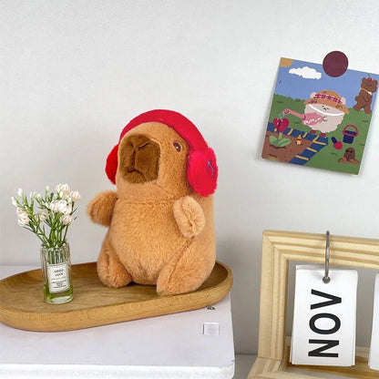 Capybara Plush Hoodie - 41 Outfit Variants Collectible – Red-Headphone