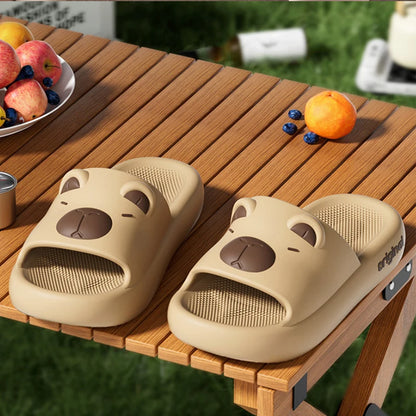 Cute Capybara Slippers - Soft Anti-Slip Kawaii Indoor Shoes EU 36-45