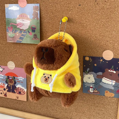 Capybara Plush Hoodie - 41 Outfit Variants Collectible – Yellow-Hoodie C