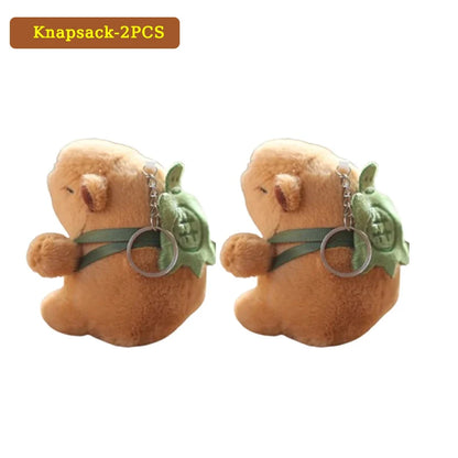Mini Capybara Pendant Plush Keychain - 16 Variants – Knapsack 2PCS