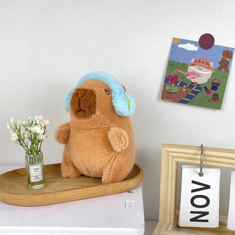 Capybara Plush Hoodie - 41 Outfit Variants Collectible – Blue-Headphone